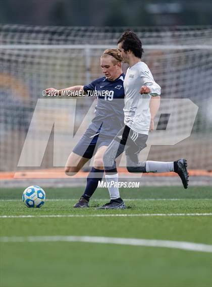 Thumbnail 3 in St. Maries vs Coeur d'Alene Charter Academy (District semi- final) photogallery.
