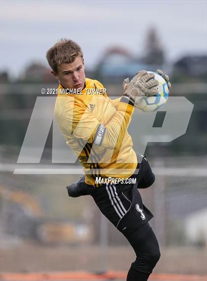 Thumbnail 3 in St. Maries vs Coeur d'Alene Charter Academy (District semi- final) photogallery.