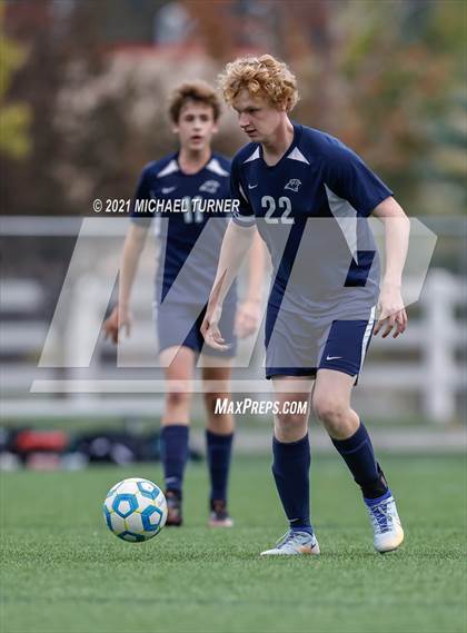 Thumbnail 1 in St. Maries vs Coeur d'Alene Charter Academy (District semi- final) photogallery.