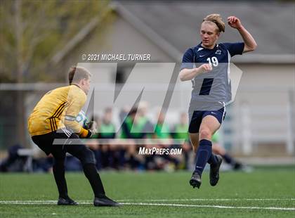 Thumbnail 3 in St. Maries vs Coeur d'Alene Charter Academy (District semi- final) photogallery.