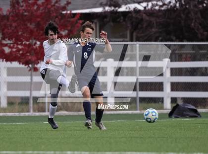 Thumbnail 2 in St. Maries vs Coeur d'Alene Charter Academy (District semi- final) photogallery.