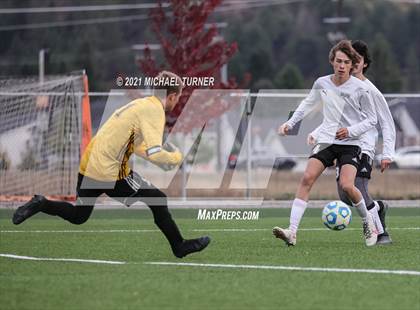 Thumbnail 1 in St. Maries vs Coeur d'Alene Charter Academy (District semi- final) photogallery.
