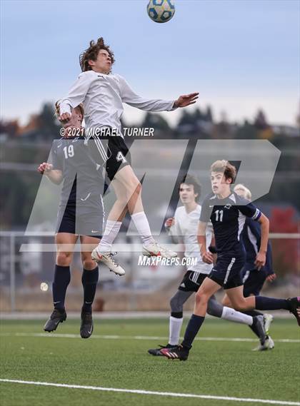 Thumbnail 3 in St. Maries vs Coeur d'Alene Charter Academy (District semi- final) photogallery.