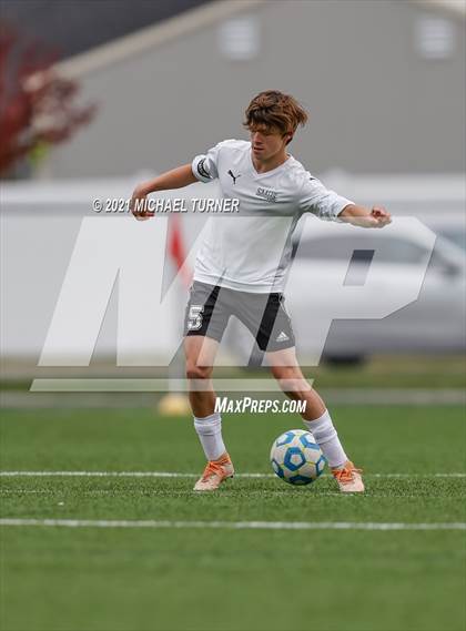 Thumbnail 1 in St. Maries vs Coeur d'Alene Charter Academy (District semi- final) photogallery.