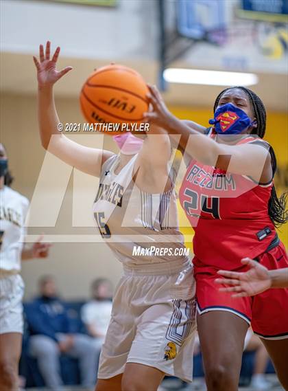 Thumbnail 2 in Freedom Christian Academy vs Northwood Temple Academy (NCISAA 2A State Tournament - 1st Round) photogallery.