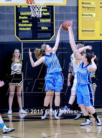 Thumbnail 1 in Pleasant Valley @ Del Oro (CIF NorCal Playoff) photogallery.