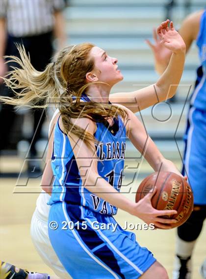 Thumbnail 2 in Pleasant Valley @ Del Oro (CIF NorCal Playoff) photogallery.