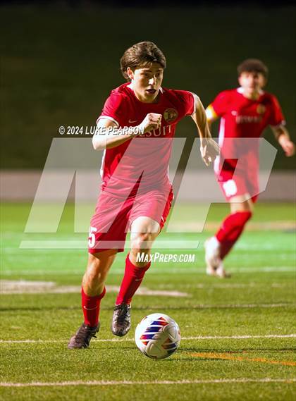 Thumbnail 3 in Jesuit vs. McClatchy (CIF SJS Division 1 Final) photogallery.