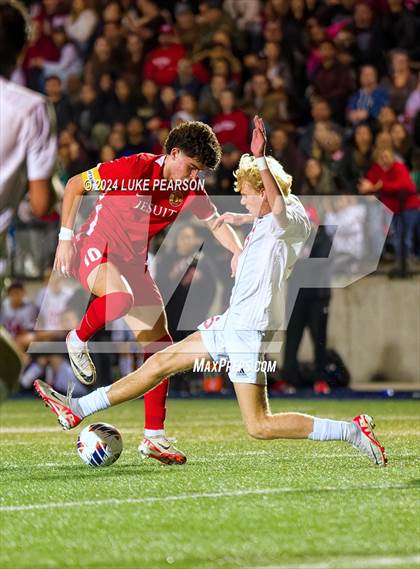 Thumbnail 3 in Jesuit vs. McClatchy (CIF SJS Division 1 Final) photogallery.
