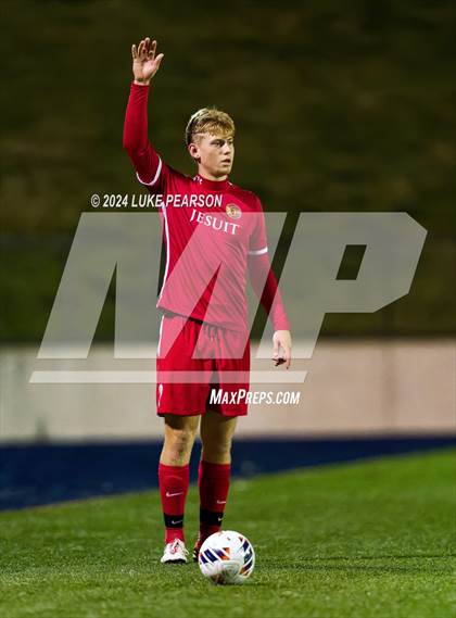 Thumbnail 3 in Jesuit vs. McClatchy (CIF SJS Division 1 Final) photogallery.