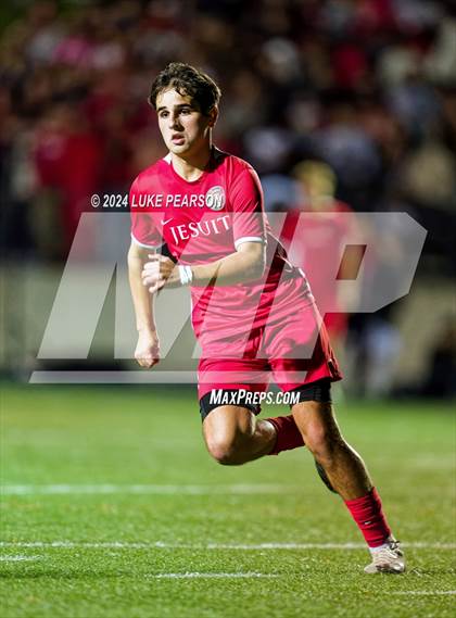 Thumbnail 3 in Jesuit vs. McClatchy (CIF SJS Division 1 Final) photogallery.