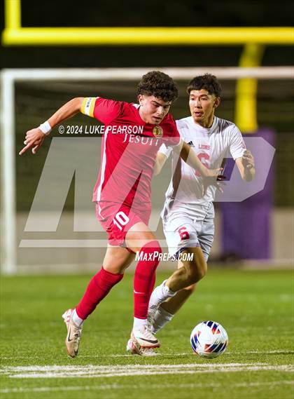 Thumbnail 2 in Jesuit vs. McClatchy (CIF SJS Division 1 Final) photogallery.