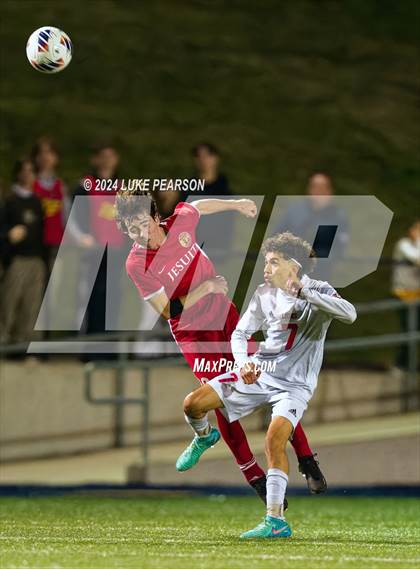 Thumbnail 3 in Jesuit vs. McClatchy (CIF SJS Division 1 Final) photogallery.
