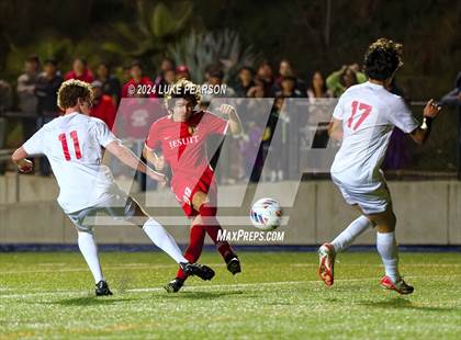 Thumbnail 1 in Jesuit vs. McClatchy (CIF SJS Division 1 Final) photogallery.
