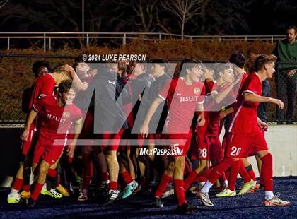 Thumbnail 1 in Jesuit vs. McClatchy (CIF SJS Division 1 Final) photogallery.