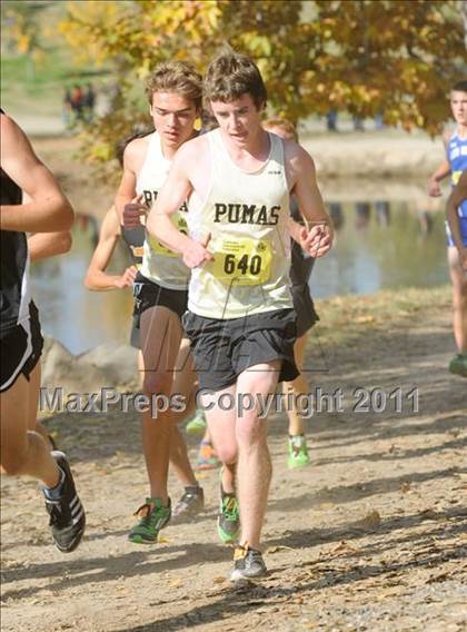 Thumbnail 3 in CIF State Cross Country Championships (Boys Division II) photogallery.