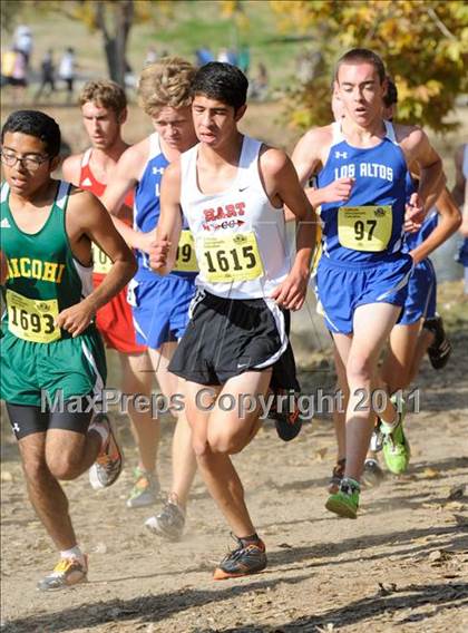 Thumbnail 3 in CIF State Cross Country Championships (Boys Division II) photogallery.