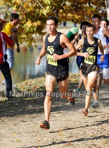 Thumbnail 1 in CIF State Cross Country Championships (Boys Division II) photogallery.