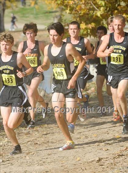 Thumbnail 1 in CIF State Cross Country Championships (Boys Division II) photogallery.