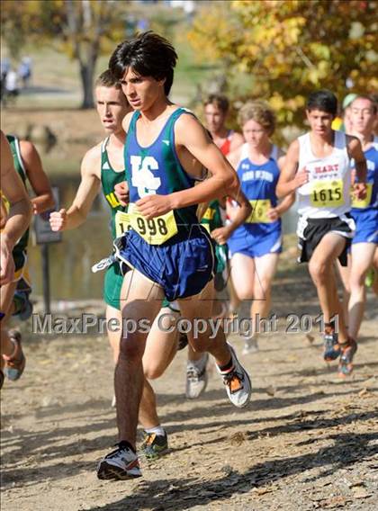 Thumbnail 2 in CIF State Cross Country Championships (Boys Division II) photogallery.