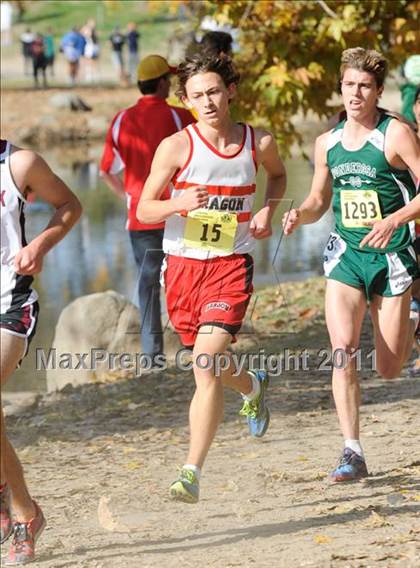 Thumbnail 1 in CIF State Cross Country Championships (Boys Division II) photogallery.