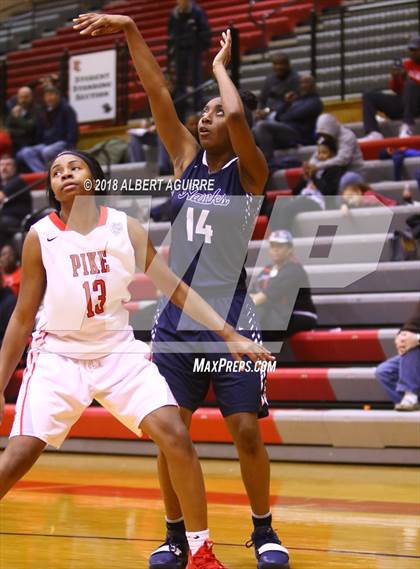 Thumbnail 1 in Decatur Central vs. Pike photogallery.