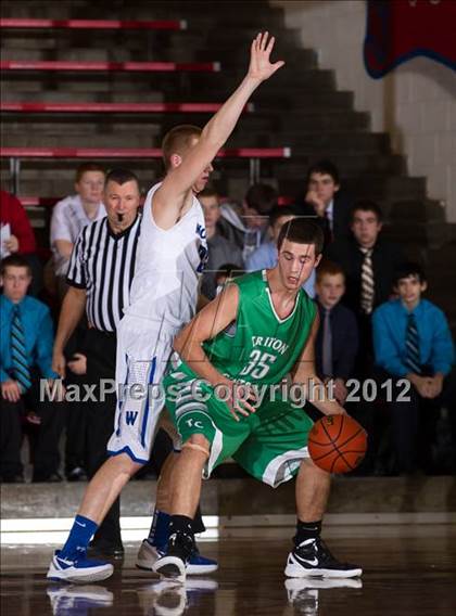 Thumbnail 2 in Triton Central vs Waldron (Shelby County Tournament) photogallery.