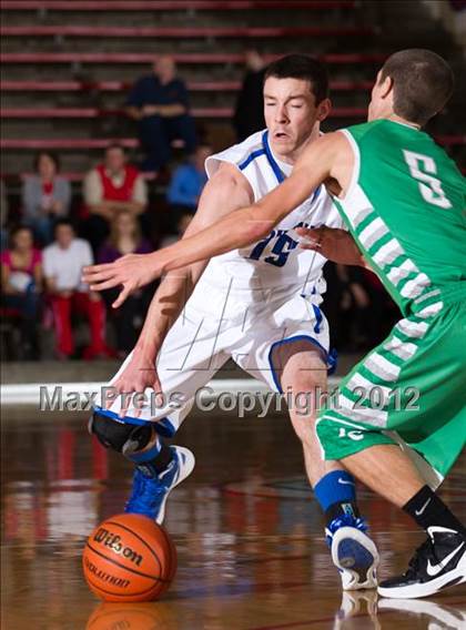 Thumbnail 2 in Triton Central vs Waldron (Shelby County Tournament) photogallery.