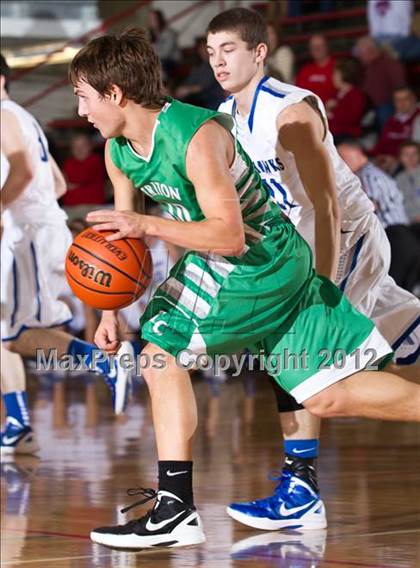 Thumbnail 1 in Triton Central vs Waldron (Shelby County Tournament) photogallery.