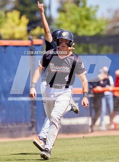 Thumbnail 2 in Roseville vs. Central Catholic (CIF SJS D4 Final) photogallery.