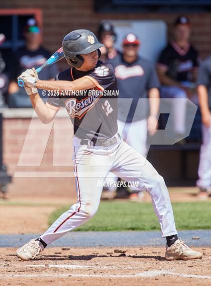 Thumbnail 2 in Roseville vs. Central Catholic (CIF SJS D4 Final) photogallery.