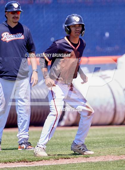 Thumbnail 2 in Roseville vs. Central Catholic (CIF SJS D4 Final) photogallery.