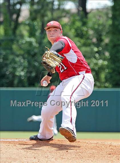 Thumbnail 2 in South Point vs. Northeast Guilford (NCHSAA State 3A Final - Game 2) photogallery.