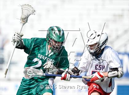 Thumbnail 2 in Seaford vs Cold Spring Harbor (Section 8 Class C Semifinal) photogallery.