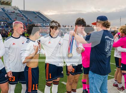 Thumbnail 3 in Seven Lakes vs Sachse (UIL 6A Soccer Semifinal) photogallery.