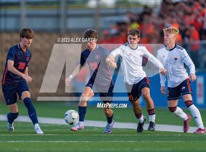 Thumbnail 3 in Seven Lakes vs Sachse (UIL 6A Soccer Semifinal) photogallery.