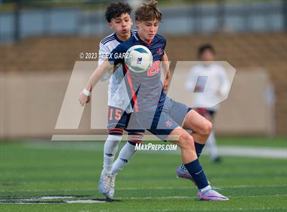 Thumbnail 3 in Seven Lakes vs Sachse (UIL 6A Soccer Semifinal) photogallery.
