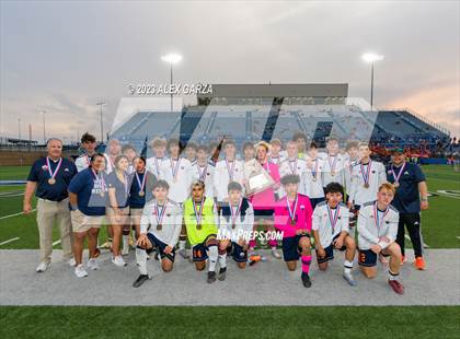 Thumbnail 2 in Seven Lakes vs Sachse (UIL 6A Soccer Semifinal) photogallery.