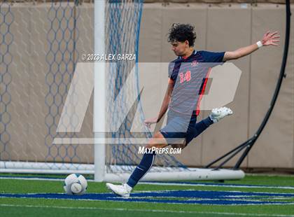 Thumbnail 3 in Seven Lakes vs Sachse (UIL 6A Soccer Semifinal) photogallery.