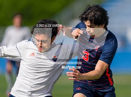 Thumbnail 2 in Seven Lakes vs Sachse (UIL 6A Soccer Semifinal) photogallery.