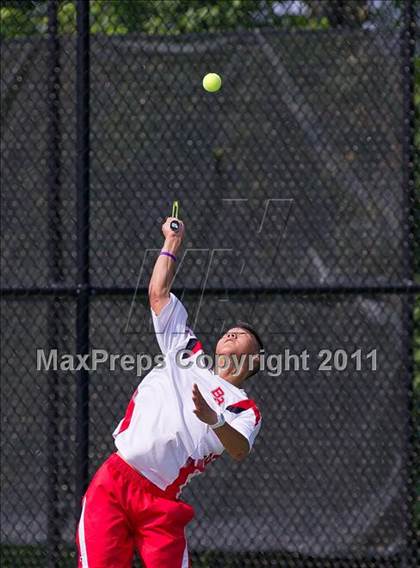 Thumbnail 1 in Bridgewater-Raynham vs Needham  (Newton North MIAA Division 1 South Semifinals) photogallery.
