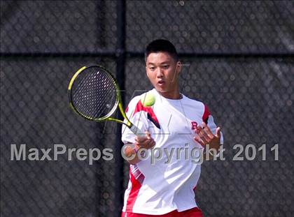 Thumbnail 3 in Bridgewater-Raynham vs Needham  (Newton North MIAA Division 1 South Semifinals) photogallery.