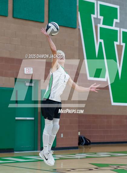 Thumbnail 2 in Desert Pines vs Virgin Valley (NIAA 3A Quarterfinal) photogallery.