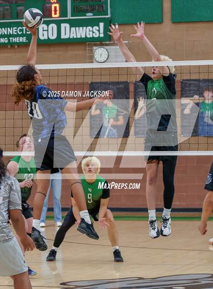 Thumbnail 3 in Desert Pines vs Virgin Valley (NIAA 3A Quarterfinal) photogallery.