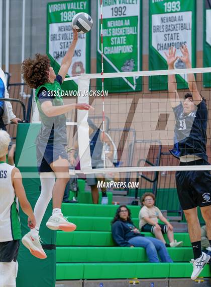 Thumbnail 1 in Desert Pines vs Virgin Valley (NIAA 3A Quarterfinal) photogallery.