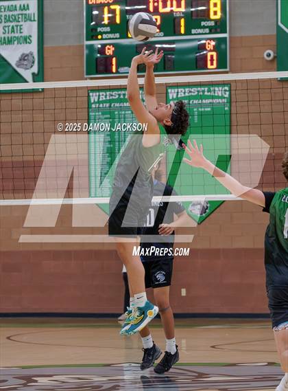 Thumbnail 2 in Desert Pines vs Virgin Valley (NIAA 3A Quarterfinal) photogallery.