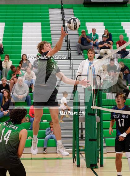 Thumbnail 2 in Desert Pines vs Virgin Valley (NIAA 3A Quarterfinal) photogallery.