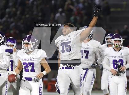 Thumbnail 1 in Carlsbad vs. Cathedral Catholic (CIF SDS Open Division Semifinal) photogallery.