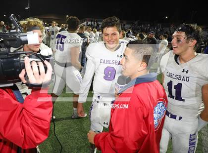 Thumbnail 3 in Carlsbad vs. Cathedral Catholic (CIF SDS Open Division Semifinal) photogallery.