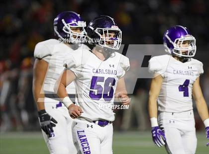 Thumbnail 3 in Carlsbad vs. Cathedral Catholic (CIF SDS Open Division Semifinal) photogallery.